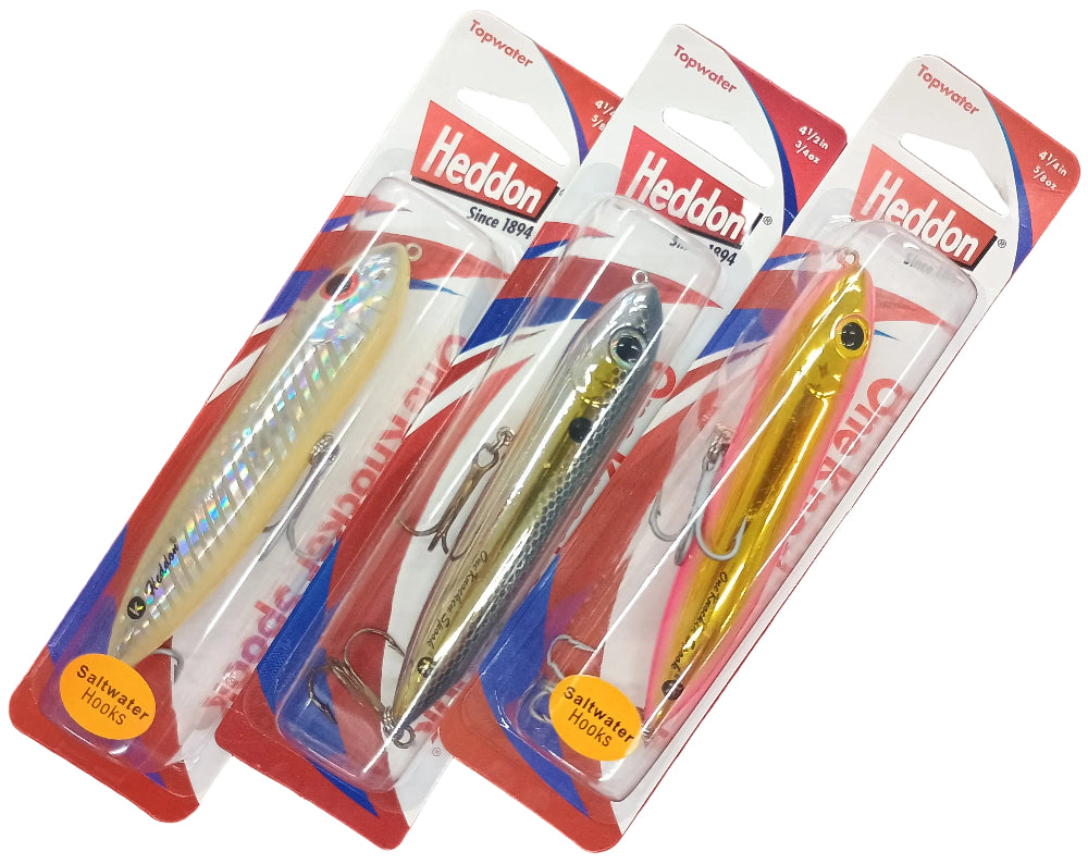 Heddon One Knocking Spook Topwater Hard Lures - 4.25"