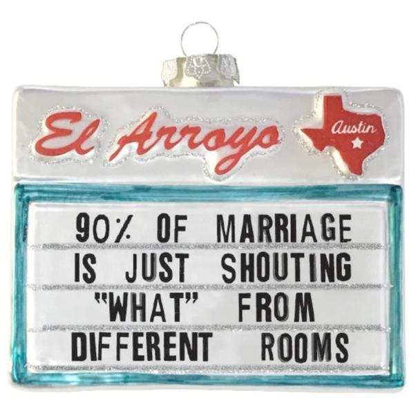El Arroyo Restaurant Roadside Sign Ornaments