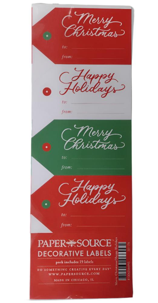 Paper Source Assorted Stick-On Gift Tags - 19 pc.