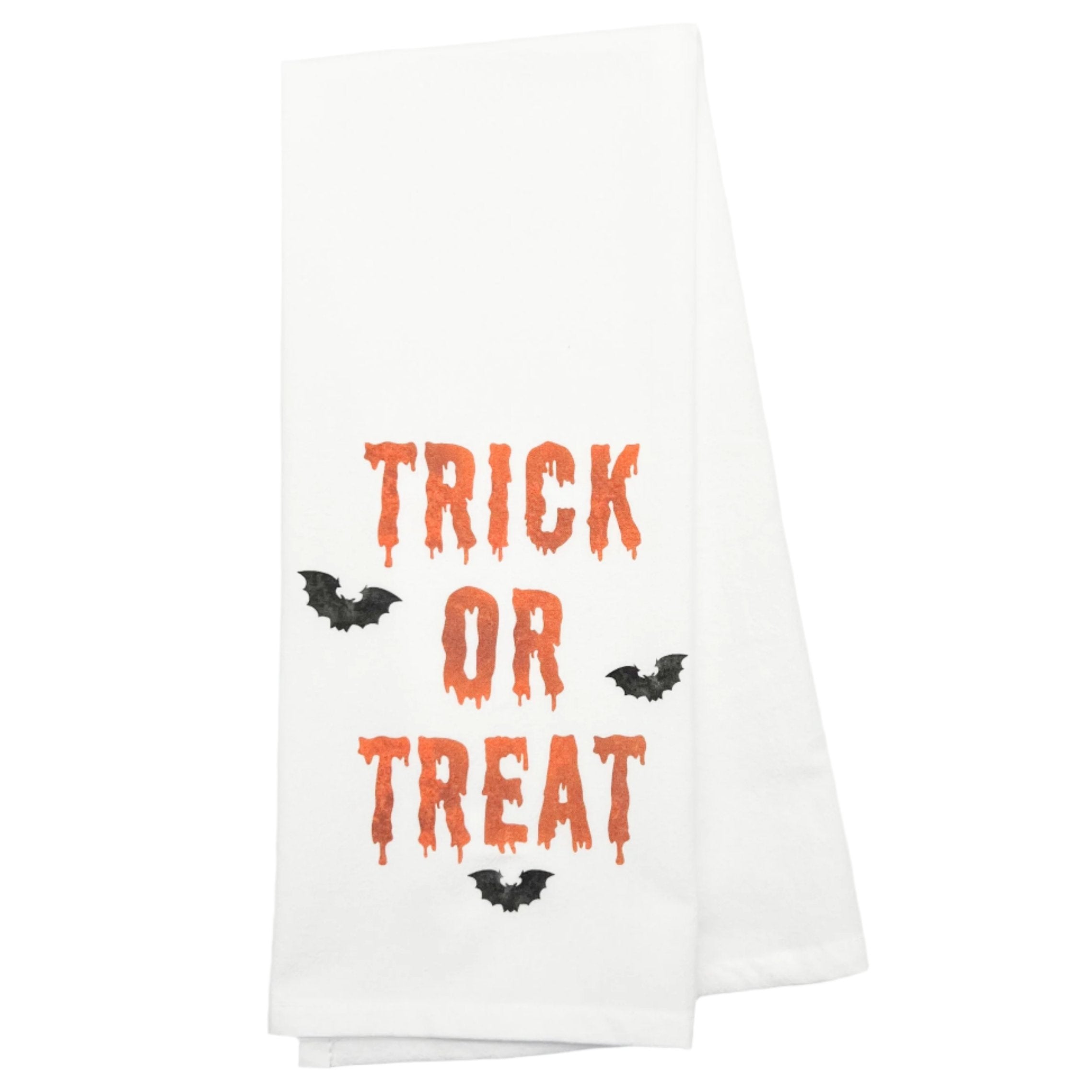 "Trick or Treat" Halloween Cotton Tea Towel - 18" x 28"