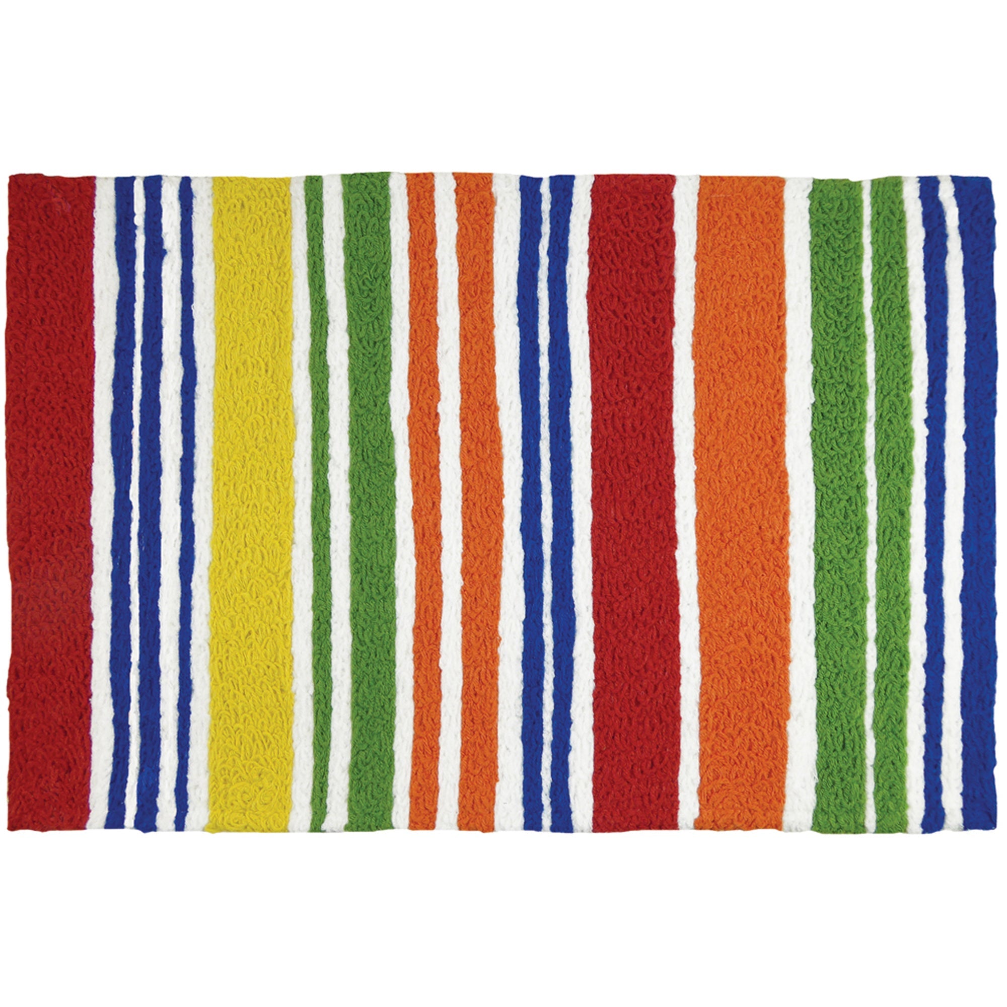 Jellybean Juicy Fruit Stripes Rug - 20" x 30"