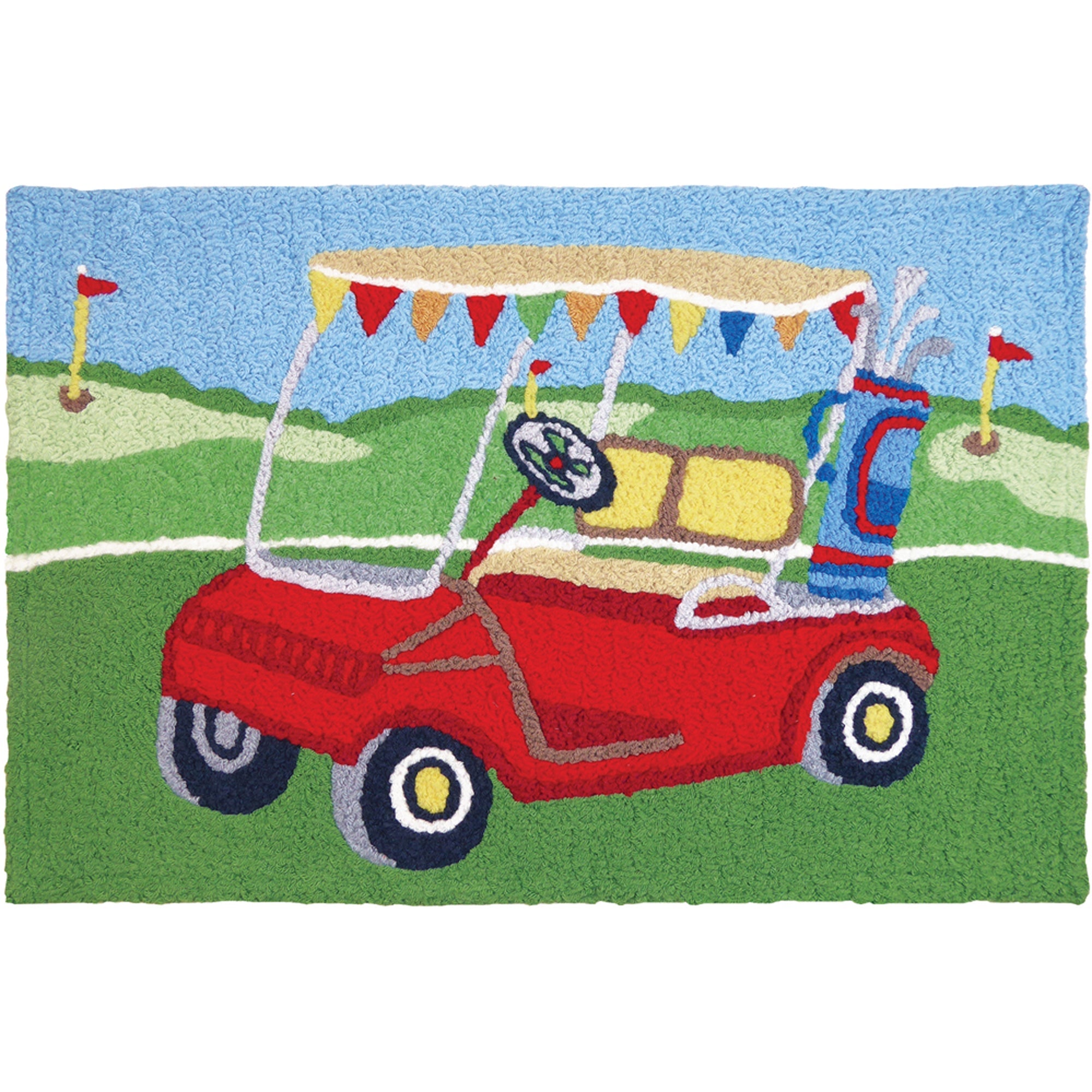 Jellybean Golfing A-Round Rug - 20" x 30"