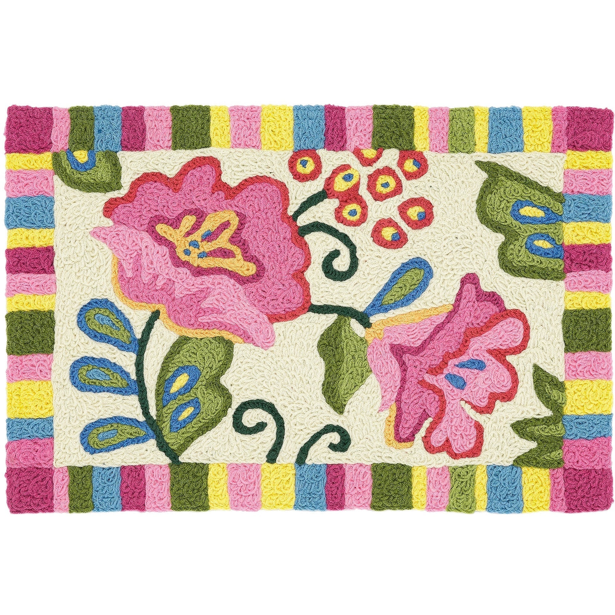 Jellybean Floral Themed Rugs