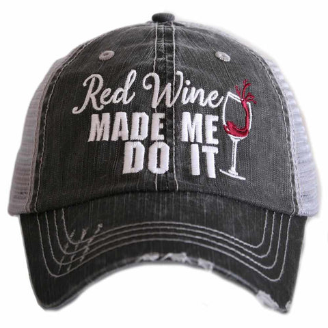 Katydid "Red Wine Made Me Do It" Hat