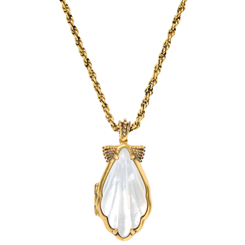 Kendra Scott Alexa Gold Locket Short Pendant Necklace