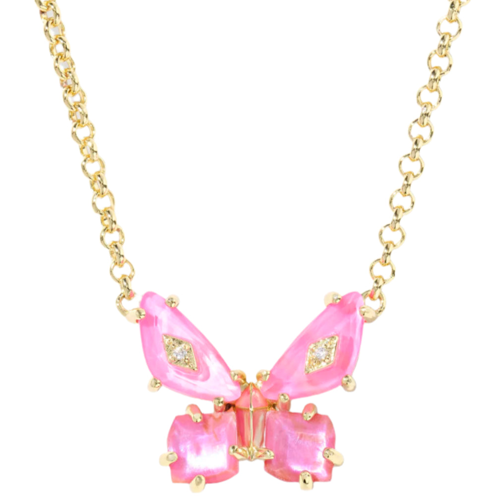 Kendra Scott Bianca Butterfly Short Pendant Necklace