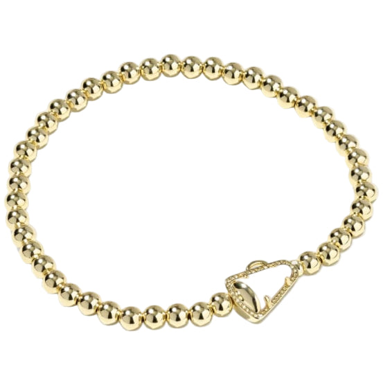 Kendra Scott Gold Cheer Megaphone Stretch Bracelet