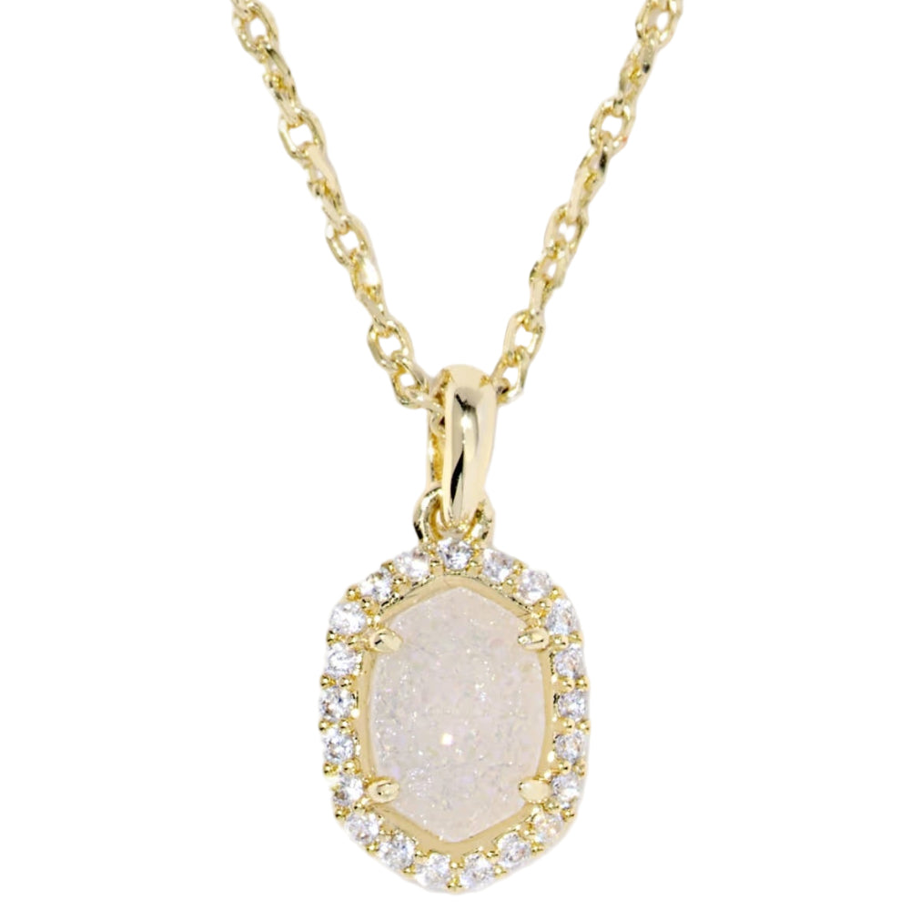 Kendra Scott Daphne Crystal Frame Short Pendant Necklace