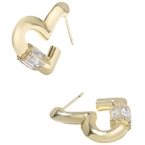 Kendra Scott Emery Heart Hoop Earrings