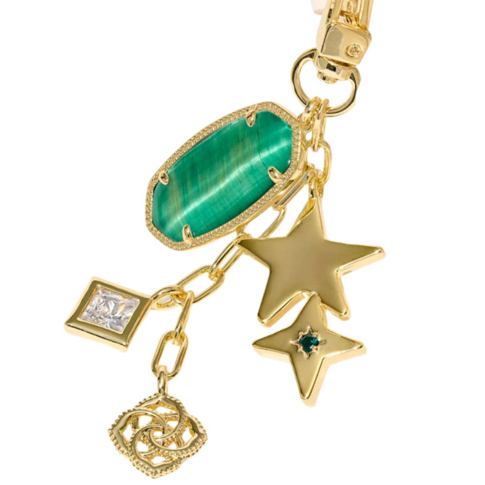 Kendra Scott Gold & Crystal Game Day Bag Charm