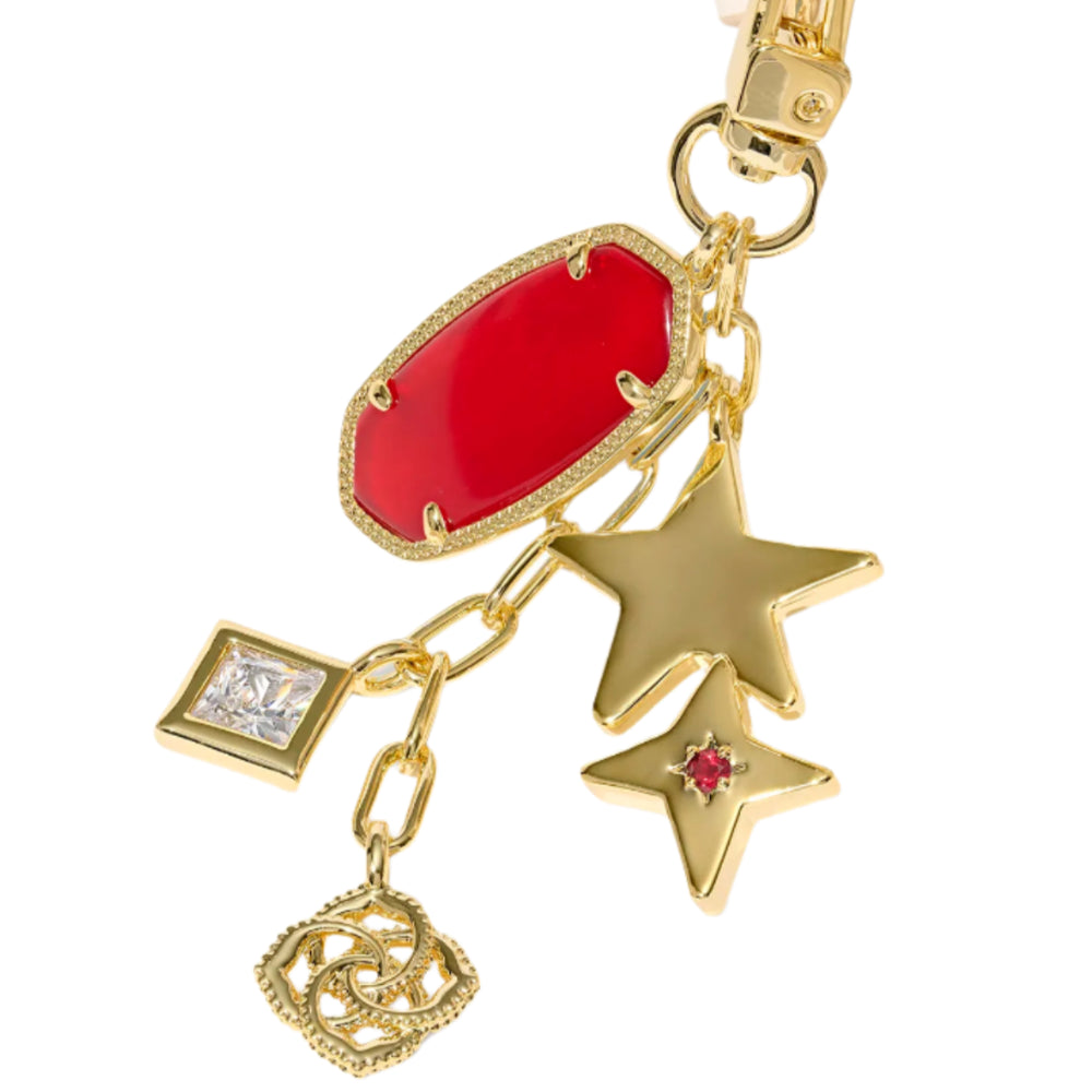 Kendra Scott Gold & Crystal Game Day Bag Charm