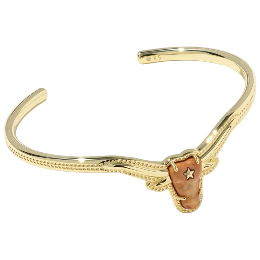 Kendra Scott Texas Longhorn Gold Cuff Bracelet