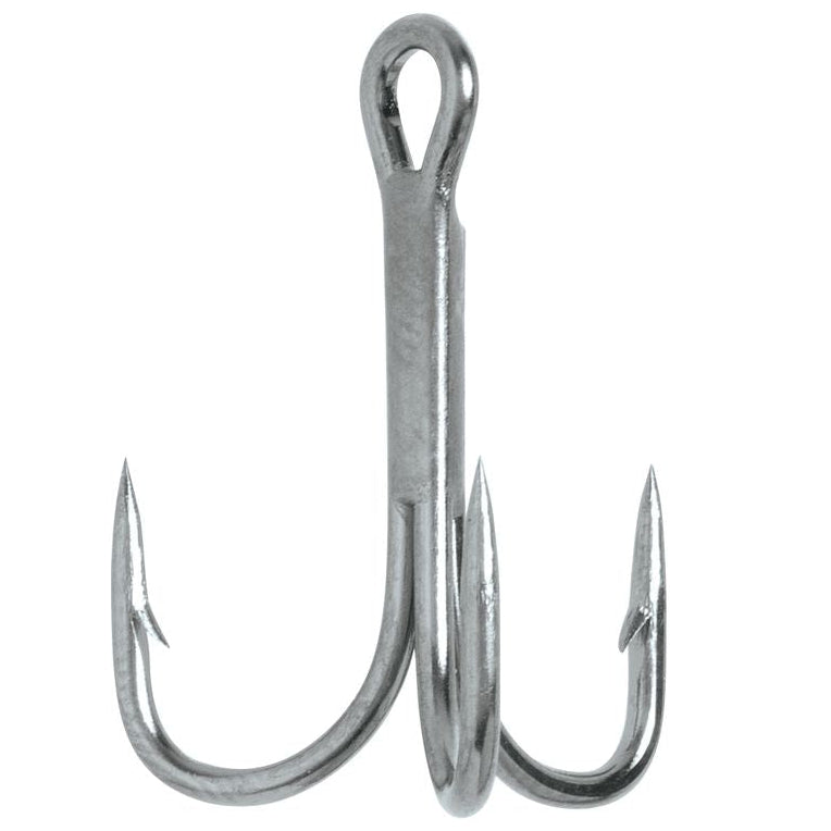 Eagle Claw Lazer Sharp Nickel 4x Treble Hooks