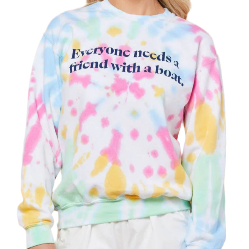 Lady Captain "Friend with a Boat" Long-Sleeve Sweatshirt