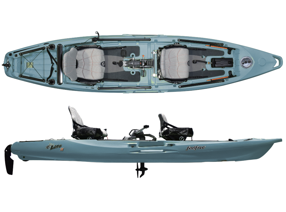 Feelfree Lure II Tandem Kayak w/ Overdrive