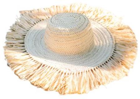 Mersea Moroccan Fringe Straw Hat