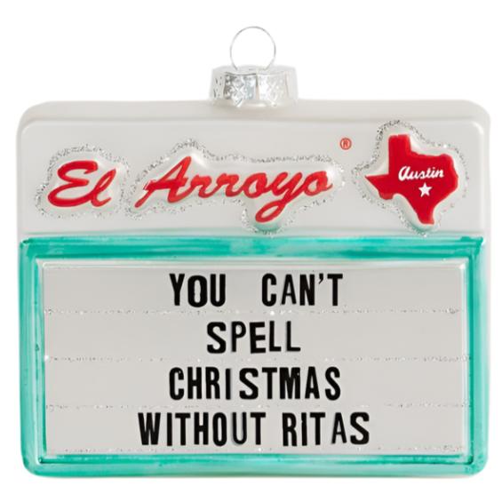 El Arroyo Restaurant Roadside Sign Ornaments