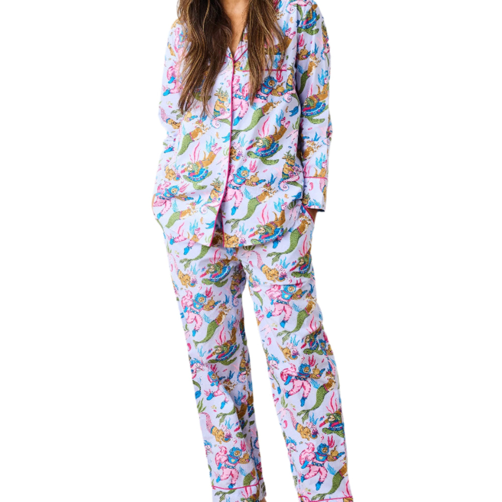 Printfresh Deep Sea Divers Long Pajama Set