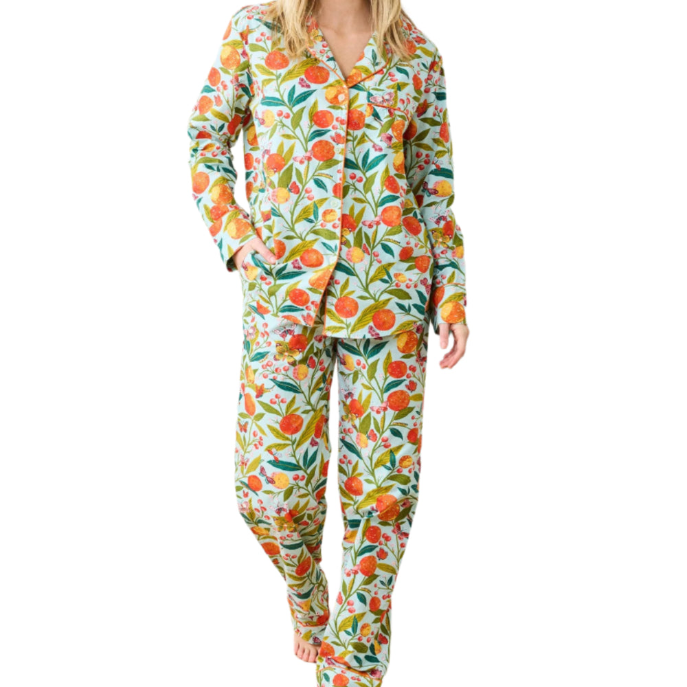 Printfresh Butterfly Grove Long Pajama Set