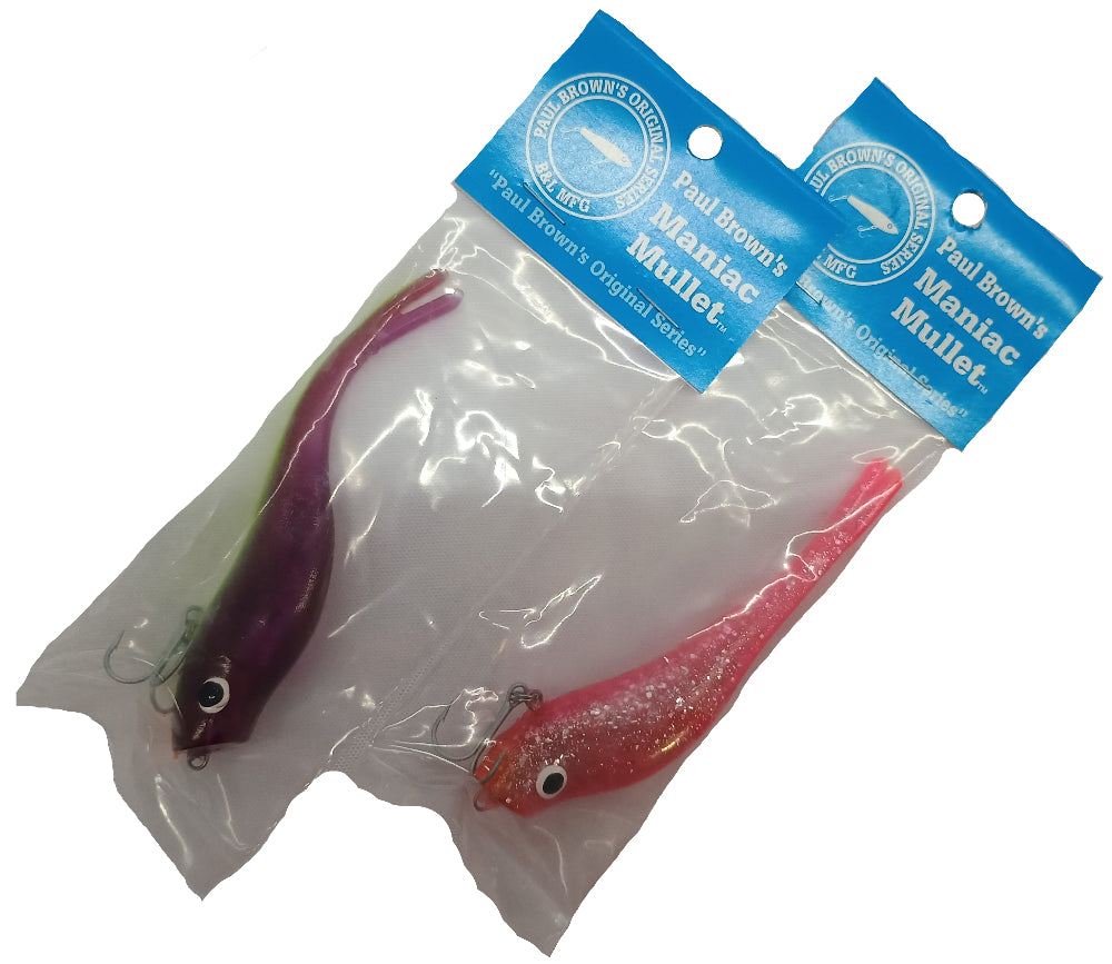 Paul Brown's Maniac Mullet Soft Lures - 4.5