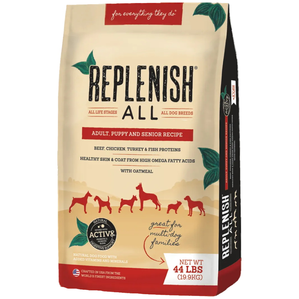 Replenish All Multi-Protein Premium Dry Dog Food - 44 lb.