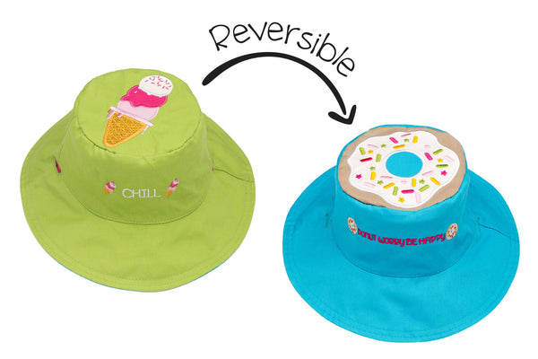 Flap Jacks Reversible Toddler & Youth Sun Hats