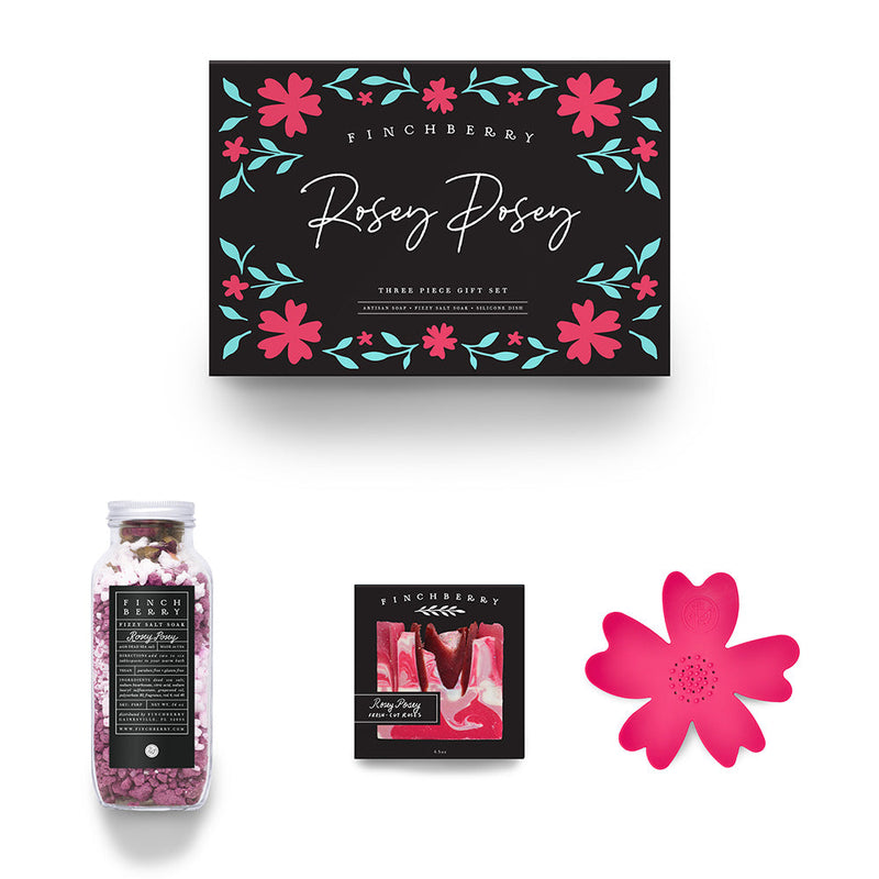 Finchberry "Rosey Posey" 3-Piece Gift Set