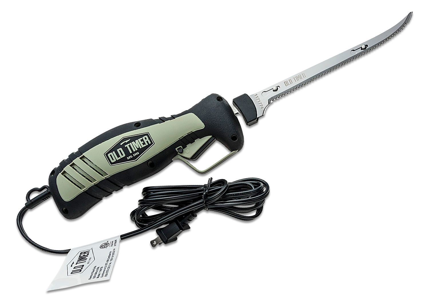 Old Timer Electric Fillet Knife w/ Case - 8"