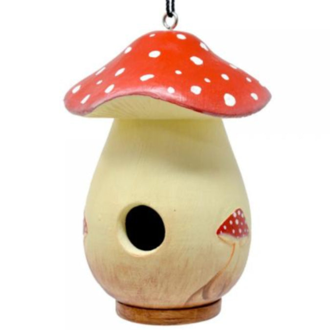 Songbird Handcarved Wooden Gord-O Birdhouses