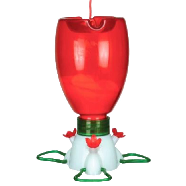 Songbird "Big Red" Ready-to-Use Plastic Hummingbird Feeder - 10 oz.