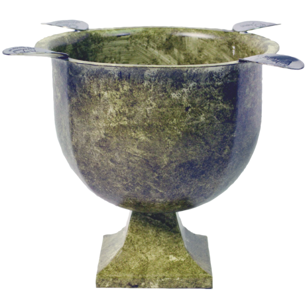 Stinky Pressed Metal 4-Cigar Standing Ashtray