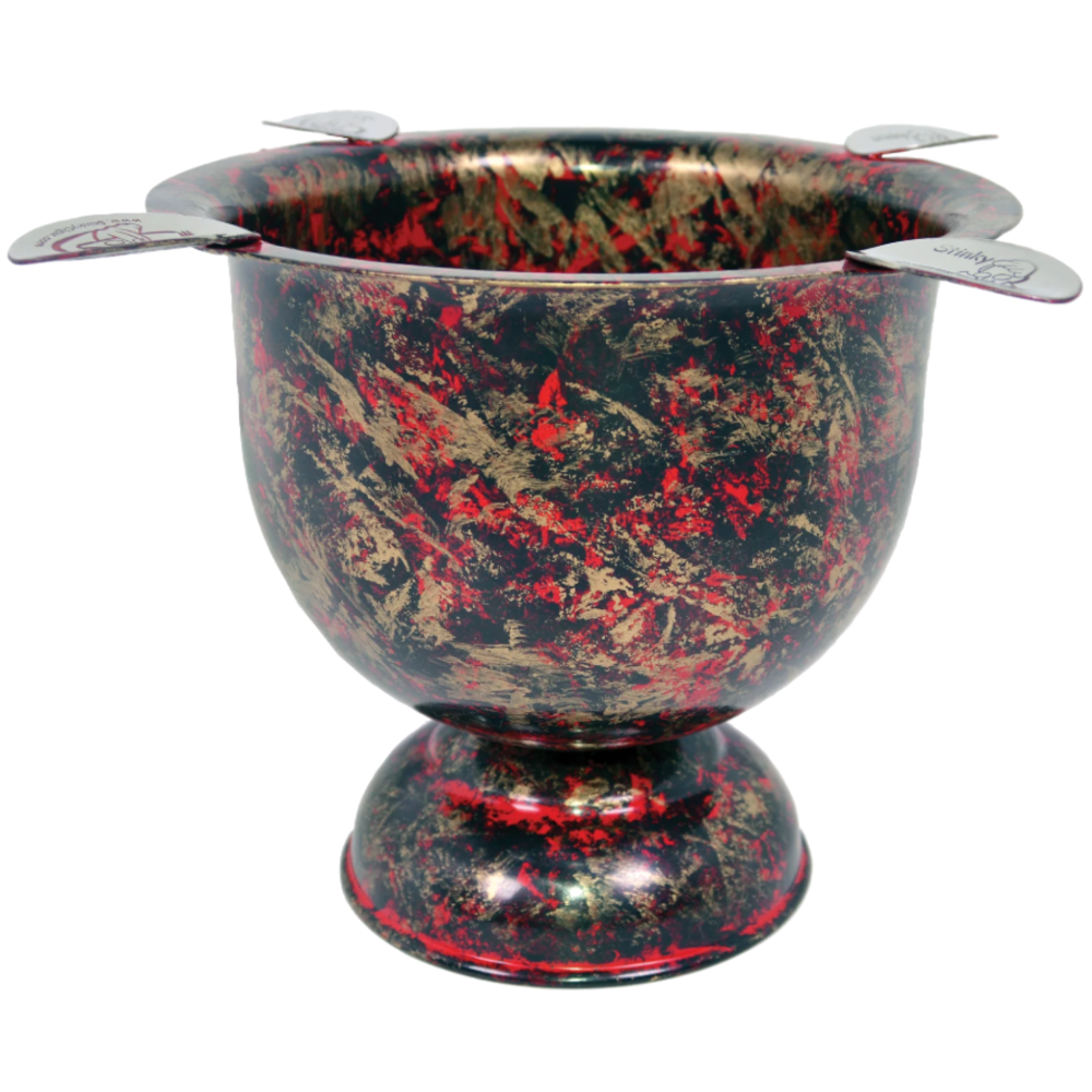 Stinky Pressed Metal 4-Cigar Standing Ashtray