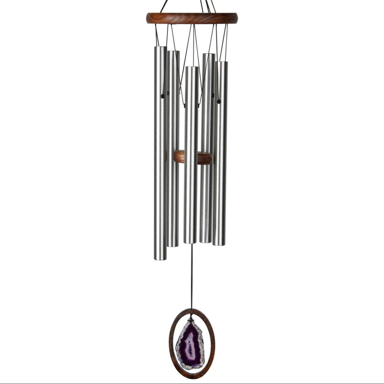 Purple Agate Windchime - 25"