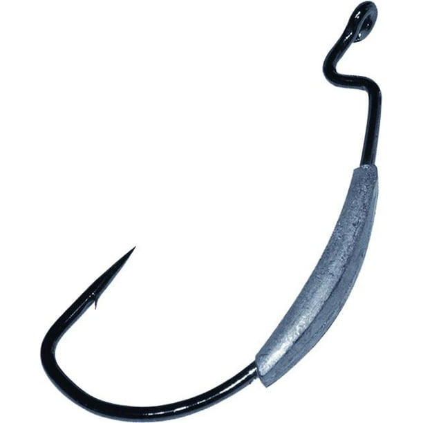 chrome fishing hooks Gamakatsu Black Chrome Weighted Superline EWG Hooks