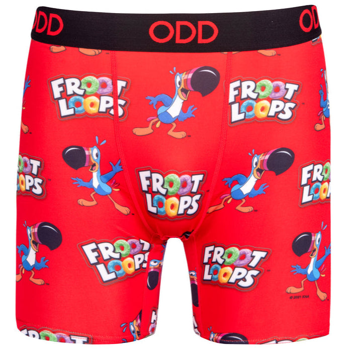 Odd Sox Men's Novelty Boxer Briefs (Breakfast Foods)