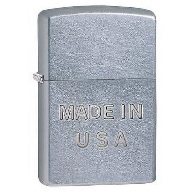 Made in USA Embossed Zippo Lighter