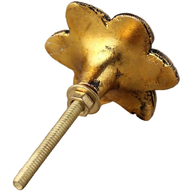 Knobco Bronze-Toned Pewter Flower Knob - 2"