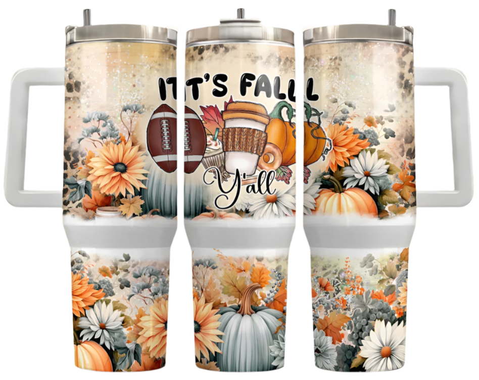 JAC Insulated Stainless Steel Tumbler (Fall/Halloween) - 40 oz.