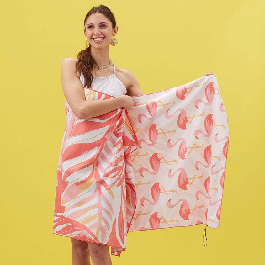 RockFlowerPaper Rock Flower Paper Reversible Eco Beach Towels - 30" x 70"