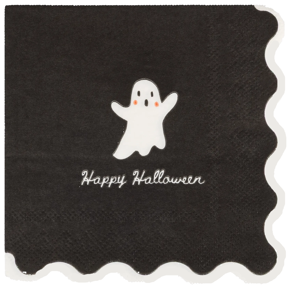 My Mind's Eye Booquette Ghost Paper Cocktail Napkins - 5" x 5" (24 pc.)