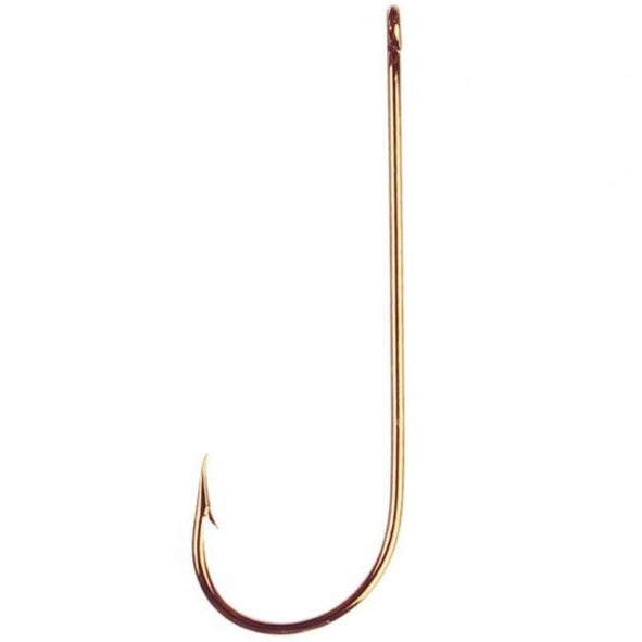 Eagle Claw Extra Light Bronze Aberdeen Hooks (Size 4) - 10 pc.