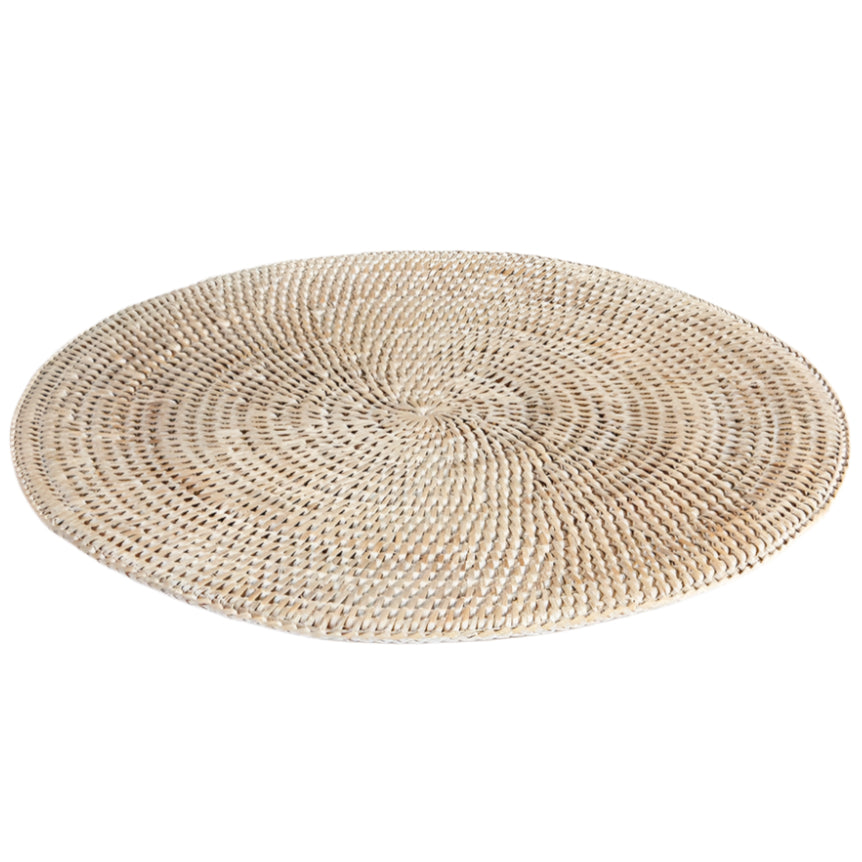 Napa Burma Rattan Round Placemat - 15"