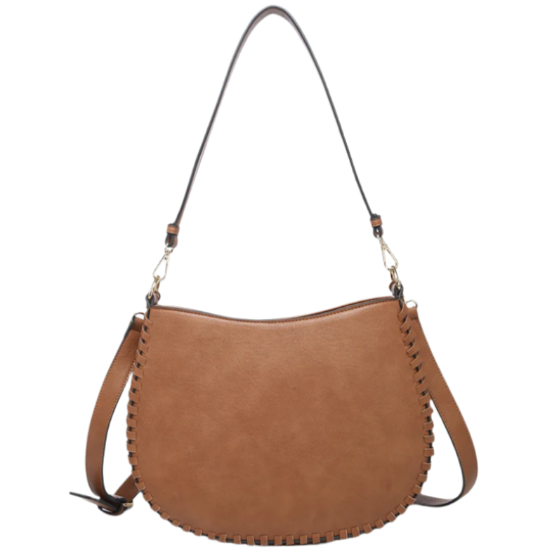 Jen & Co. Raquel Whipstich Crossbody Saddle Bag