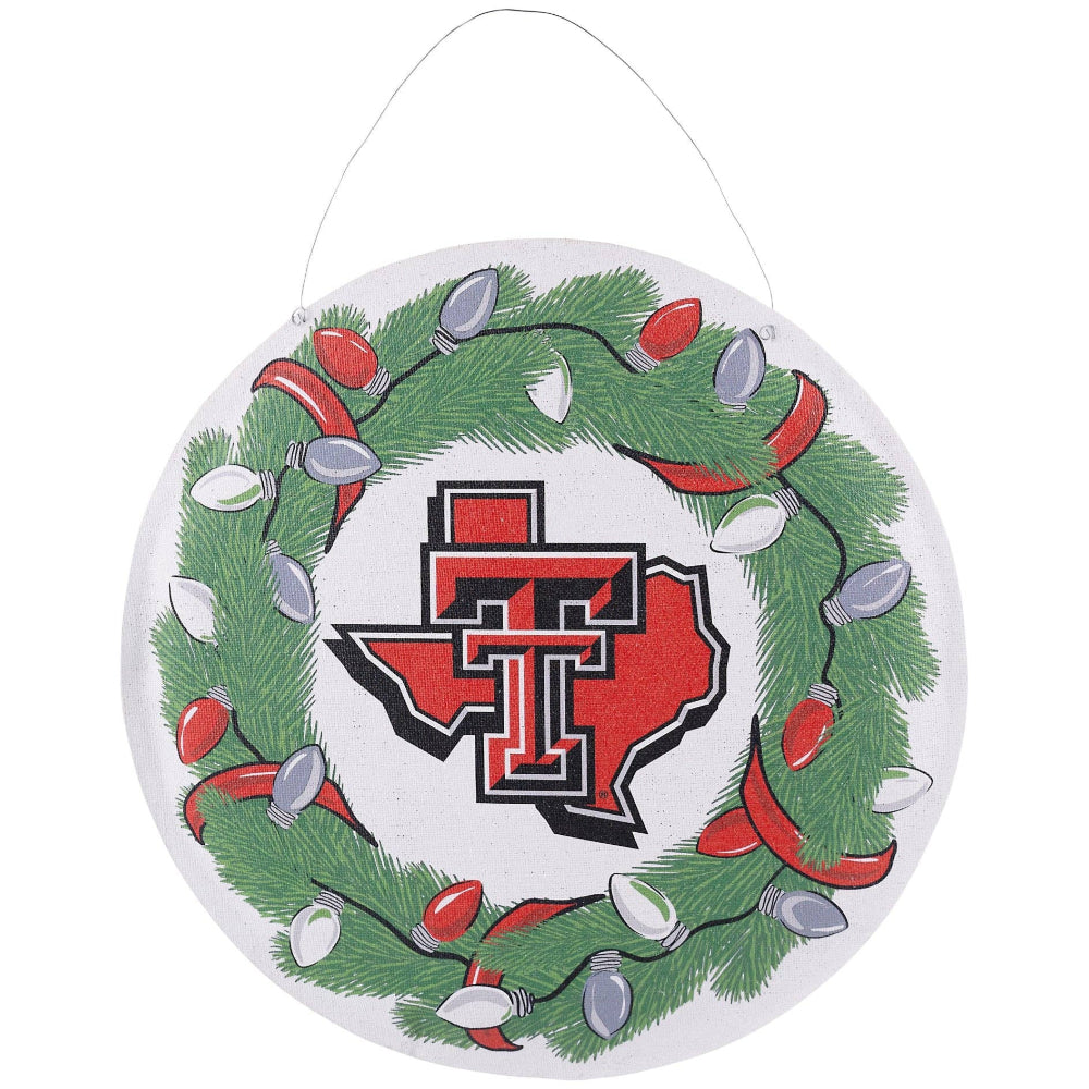 Glory Haus Texas Collegiate Helmet & Wreath Reversible Burlees - 22"