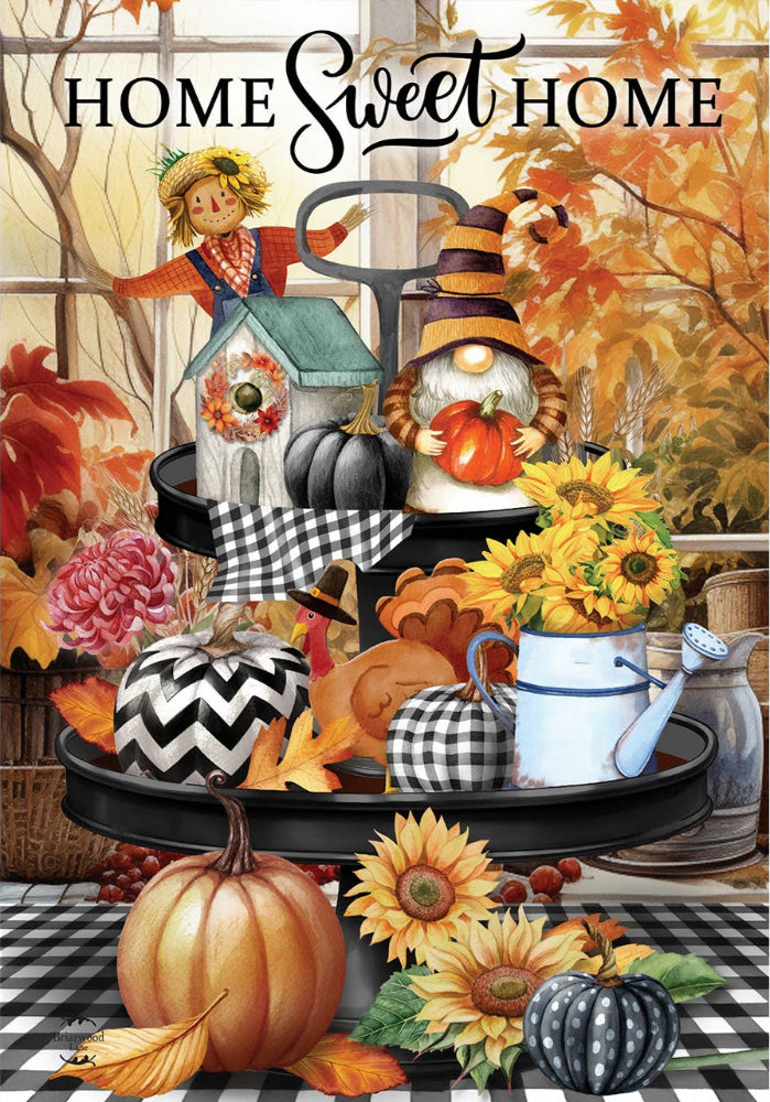 Briarwood "Home Sweet Home" Autumn Garden Flag - 12.5" x 18"