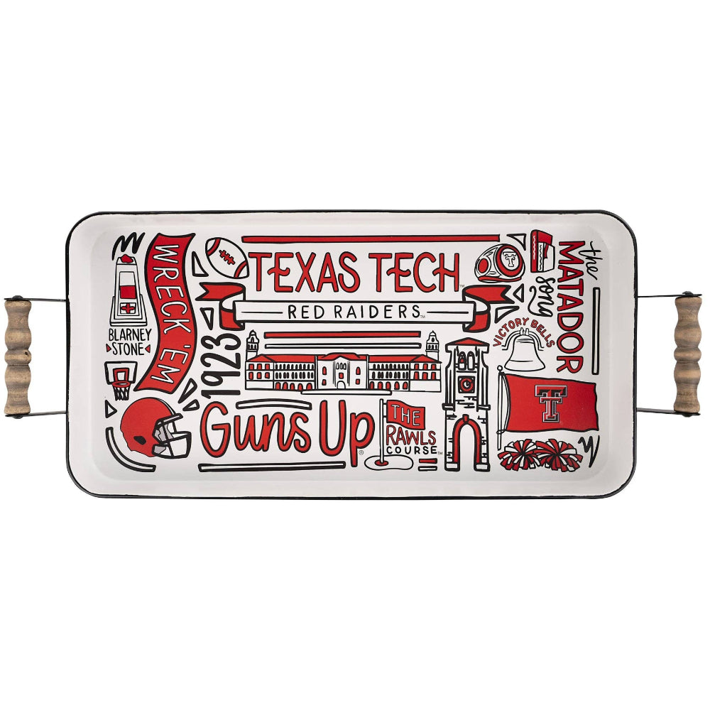 Glory Haus Texas Collegiate Enamel Trays - 16" x 20"