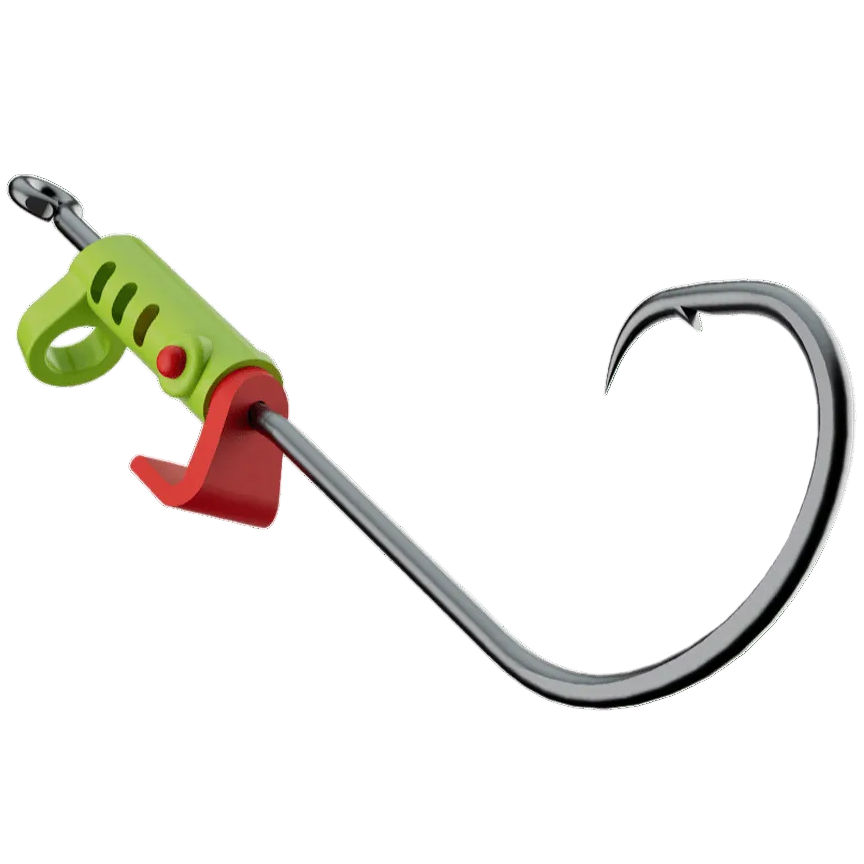 Shrimp Walker Black Nickel Live Bait Circle Hooks - 2 pc.