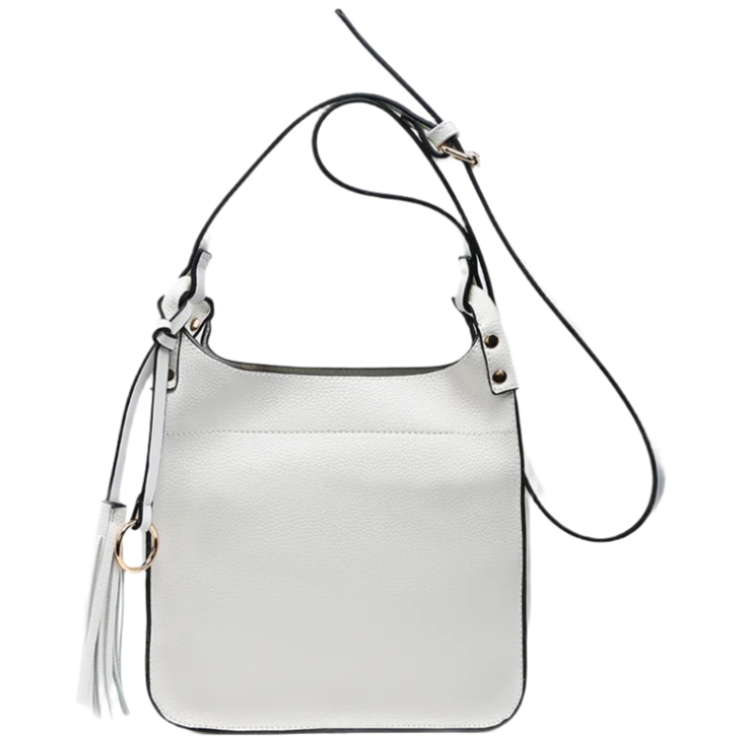 Jen & Co. Lucinda Square Tassel Vegan Leather Crossbody Bag