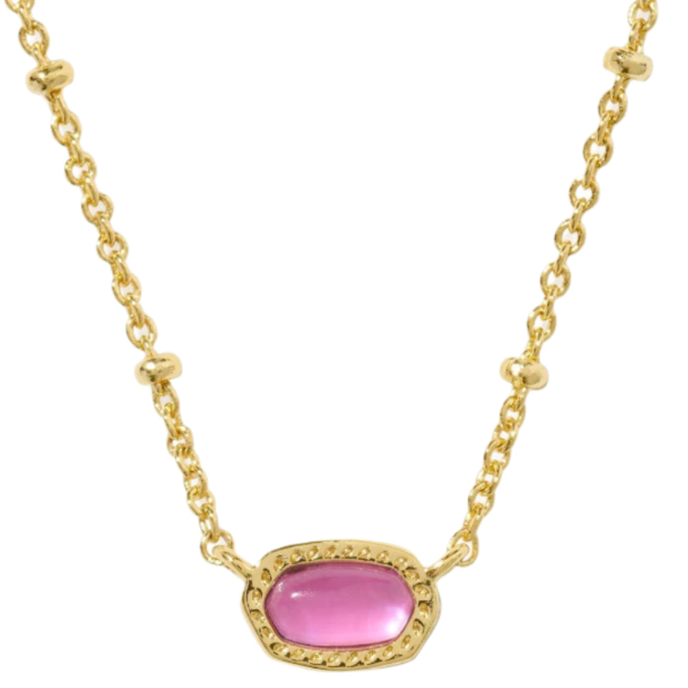 Kendra Scott Mini Elisa Gold Satellite Pendant Necklace