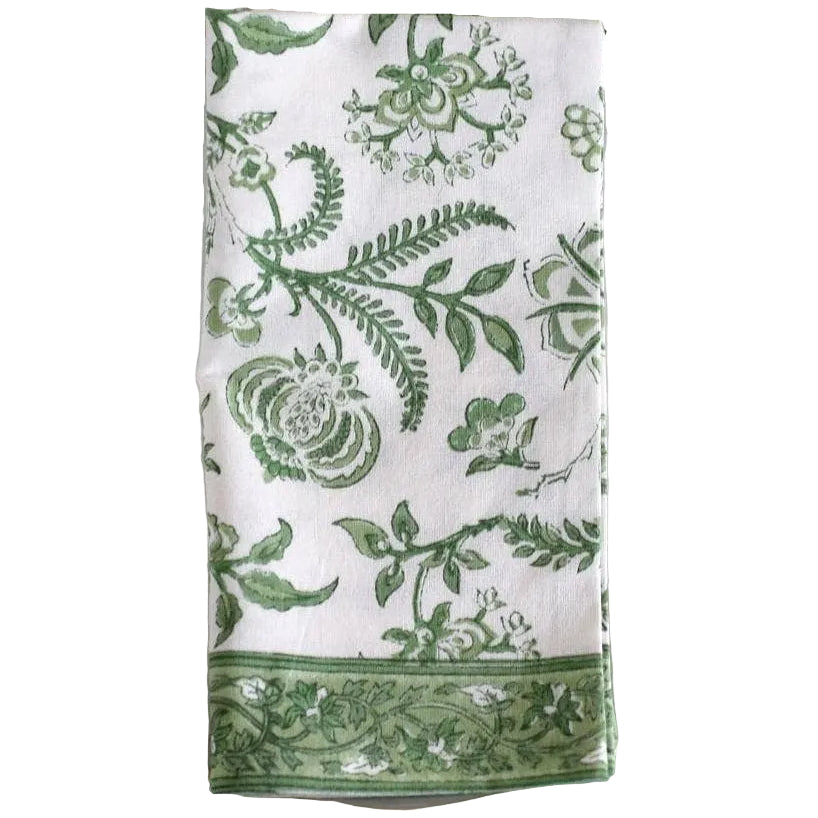 Pacific & Rose Block-Printed Cotton Napkins - 4 pc.